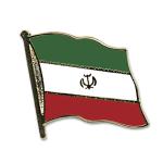 Odznak (pins) 20mm vlajka Irán - farebný