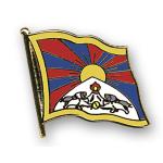 Odznak (pins) 20mm vlajka Tibet - farebný