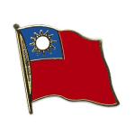 Odznak (pins) 20mm vlajka Tchaj-wan - barevný