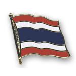 Odznak (pins) 20mm vlajka Thajsko - barevný