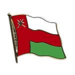 Odznak (pins) 20mm vlajka Omán - farebný