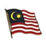 Odznak (pins) 20mm vlajka Malajzie - farebný