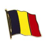 Odznak (pins) 20mm vlajka Belgicko - farebný