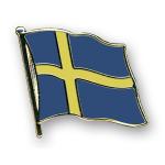 Odznak (pins) 20mm vlajka Švédsko - barevný