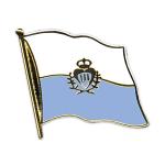 Odznak (pins) 20mm vlajka San Maríno - farebný