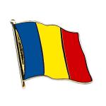 Odznak (pins) 20mm vlajka Rumunsko - farebný