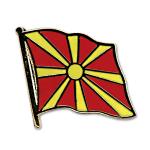 Odznak (pins) 20mm vlajka Makedonie - barevný