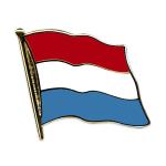Odznak (pins) 20mm vlajka Luxembursko - farebný