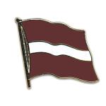 Odznak (pins) 20mm vlajka Lotyšsko - farebný