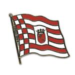 Odznak (pins) 20mm vlajka Brémy - farebný