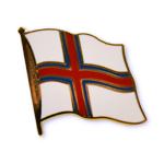 Odznak (pins) 20mm vlajka Faerské ostrovy - barevný