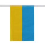Reťaz s vlajkami Ukrajina - farebný
