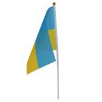 Praporek na tyčce vlajka Ukrajina - barevný