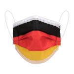 Rúška s vlajkou Nemecko 10 ks - farebná
