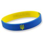 Silikonový náramek Ukrajina 1 ks - barevný