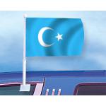 Vlajka na auto Promex Východný Turkestan