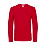 Tričko s dlhým rukávom B&C LSL Ultra - červené