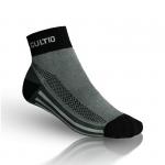 Stredne znížené ponožky so striebrom Gultio Medical Track - sivé