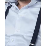 Košile pánská dlouhý rukáv Tee Jays Luxyry Slim Fit - modrá