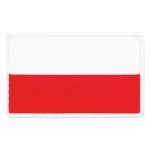 Gumová nášivka MFH vlajka Poľsko - farebná