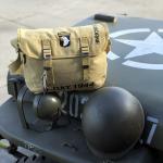 Taška přes rameno Fostex Canvas US 101st Airborne D-Day - béžová