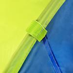Samorozkladací outdoorový paraván Spokey Stratus - žltý-modrý