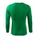 Tričko Malfini Fit-T dlhý rukáv - zelené