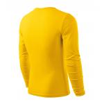 Tričko Malfini Fit-T dlhý rukáv - žlté