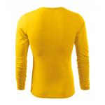 Tričko Malfini Fit-T dlhý rukáv - žlté