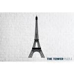 Nástěnné puzzle EWA Eiffelova věž - černé