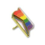 Odznak (pins) 20mm duhová vlajka LGBT Pride - barevný