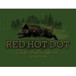 Triko myslivecké Bad Badger Red hot dot - zelené