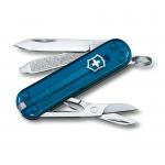 Nůž zavírací Victorinox Classic Translucent - tmavě modrý