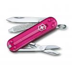 Nůž zavírací Victorinox Classic Translucent - růžový (18+)