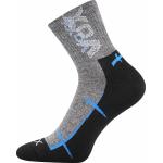 Športové ponožky Voxx Walli - sivé-čierne