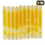Svítící tyčinky M-Tac Light Sticks 4,5x40 mm 10 ks - žluté