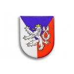 Odznak Český lev s vlajkou - farebný