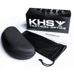Okuliare KHS Tactical Sport - čierne-priehľadné