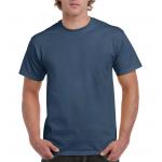 Tričko Gildan Ultra - modré-sivé