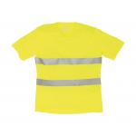 Tričko reflexné Yoko Fluo V - žlté svietiace