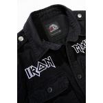 Košele Brandit Iron Maiden Vintage Shirt Long - čierna