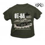 Tričko detské eXc OT-64 SKOT - olivové