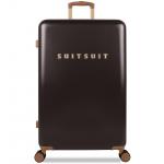 Cestovní kufr Suitsuit Fab Seventies 91 l - černý-hnědý
