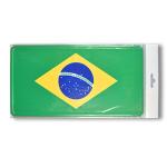 Cedule plechová Promex vlajka Brazílie - barevná