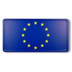 Ceduľa plechová Promex vlajka Európska únia (EÚ) - farebná