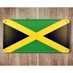 Cedule plechová Promex vlajka Jamajka - barevná