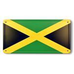 Ceduľa plechová Promex vlajka Jamajka - farebná