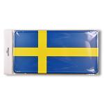 Cedule plechová Promex vlajka Švédsko - barevná