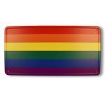 Ceduľa plechová Promex vlajka LGBT - farebná