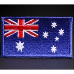 Nášivka nažehľovacia vlajka Austrálie 7x4 cm - farebná